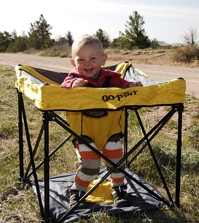 Folding camping hot sale high chair