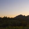 Sunset over the main formation