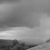 Views of rain and mountains