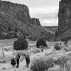 Hiking out to Diablo Canyon on Sunday morning