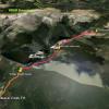 An approximate route and waypoints for our weekend