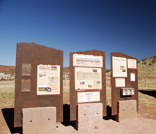 Red Mountain Open Space signage