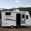 Our little trailer in Rocky Mountain National Park